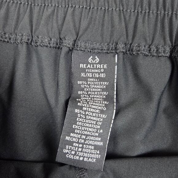 Realtree Skort Womens Size XL (16-18) Black Pockets UPF50 NEW with Tag - Picture 4 of 8